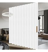 100% Blackout Room Divider Curtains Screen Partitions, Blackout Sound Reducing Divider Room Panel...