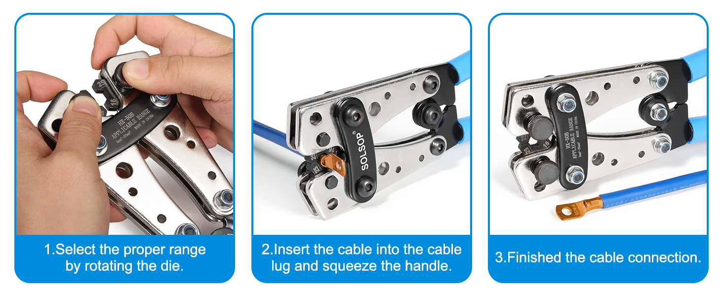 4 gauge wire crimper