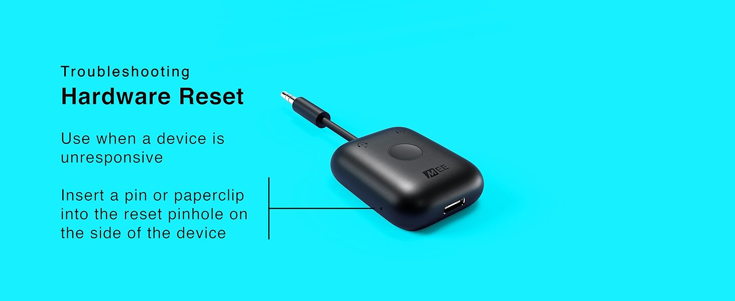 MEE audio Connect Air In-Flight Bluetooth Wireless Audio Transmitter Adapter for AirPods