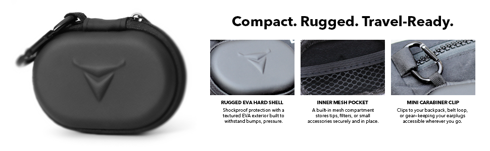 Decibullz Custom Molded Earplug Case