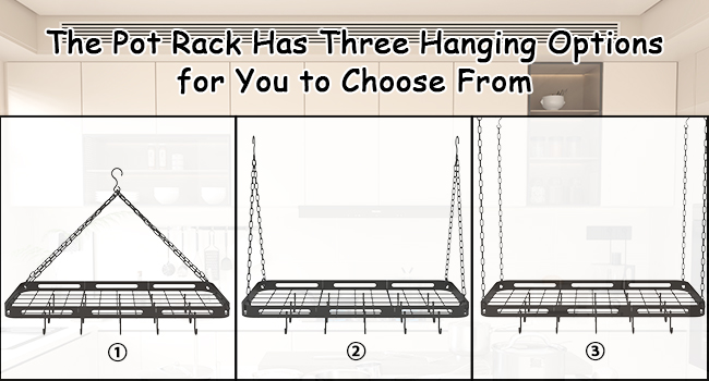 pan hangers for kitchen