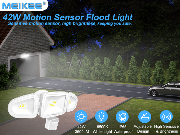 42W Motion Sensor flood lights