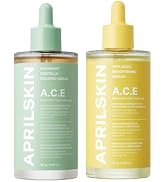 APRILSKIN 3-SECOND Soothing & Brightening Serum Duo: Mugwort Centella Serum & Vita Kojic Serum | ...