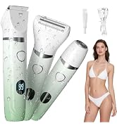 Fanovae 3-in-1 Bikini Trimmer for Women â?? Electric Razor for Women, Electric Body Hair Trimmer, I...