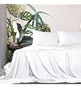 NEXHOME PRO 100% Eucalyptus Tencel Sheets Set, Organic Natural Lyocell 4pcs Cooling Bedding Sheet...
