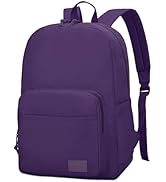 VASCHY School Backpacks, Lightweight Bookbag Schoolbag for Girls Casual Basic Simple Daypack for ...