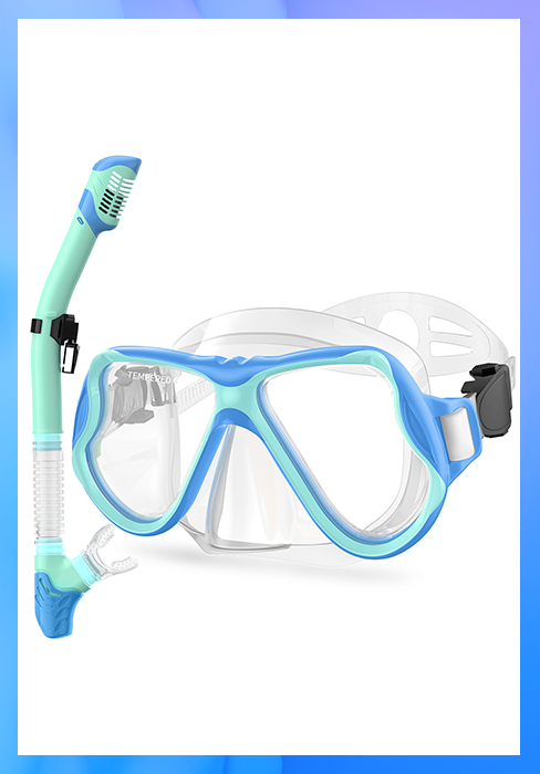 adult snorkel set