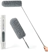 Extendable Feather Duster, Microfiber Duster, Ceiling Fan Duster, Feather Dusters for Cleaning, D...