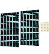 KEEPJOY Classroom Pocket Chart Organizer,Cell Phones Calculator Holder for Classroom with 30 Clea...