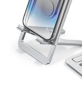 Itramax Phone Stand for Desk,Foldable Phone Desktop Holder,Portable Adjustable iPhone Nightstand ...