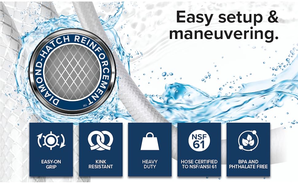 drinking water hose; RV drinking water hose; marine drinking water hose