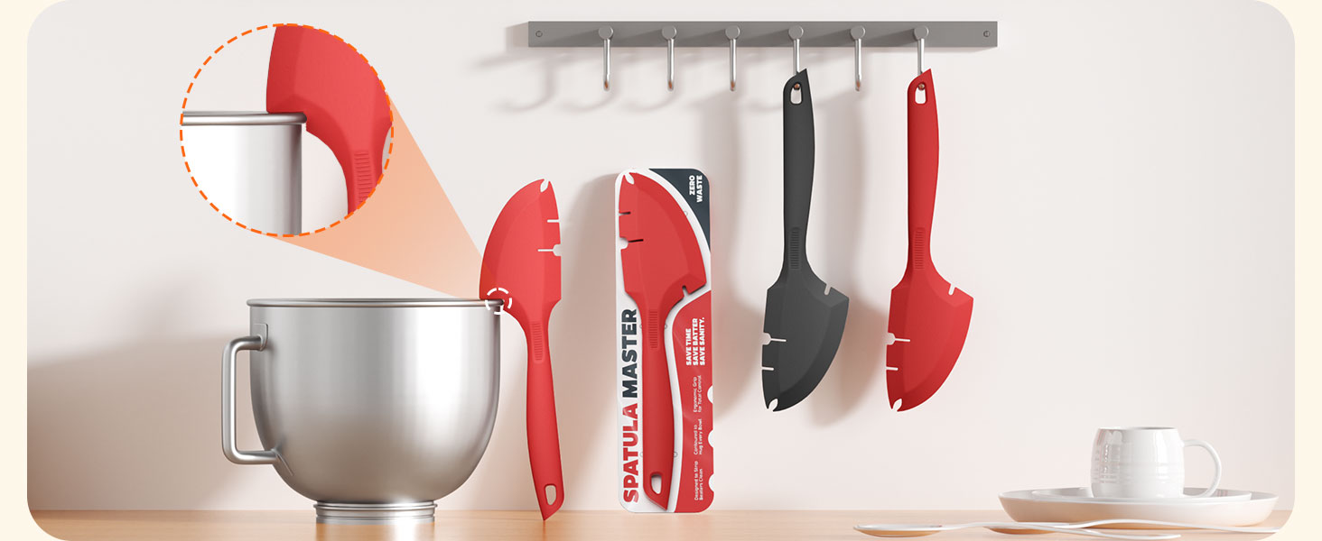 All-in-1 Scraper and Spatulas Kitchen Mixers Accessories