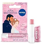 NIVEA Rose Meringue Lip Balm, Nourishing Lip Care, Bridgerton Limited Edition Moisturizing Lip Ba...