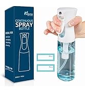 RELANOR 300ml Continuous Spray Bottle - Fine Mist Sprayer - Refillable Hair & Face Mister - Versa...