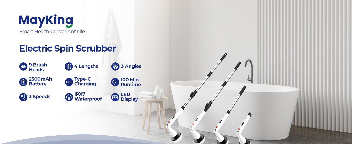 electric spin scrubber