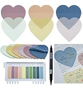 YOUDEFUL 800Pcs Transparent Sticky Notes, 2.76