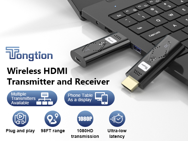 Wireless HDMI Transmitter and Receiver
