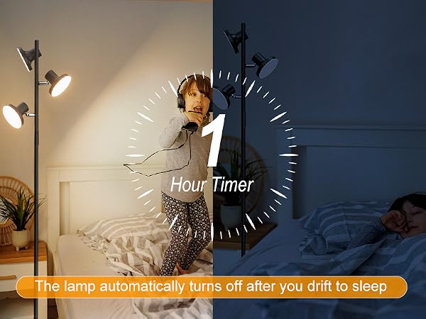 lamp for bedroom with timing mode