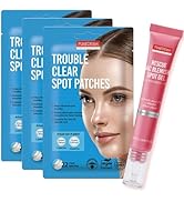 Purederm Trouble Clear Spot Patch & Blemish Spot Treatment Gel Acne Care Package