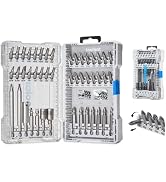 toolant Complete Screwdriver Bit Set, 46-Piece S2 Steel Driver Bits Set with Storage Case – Hex, ...