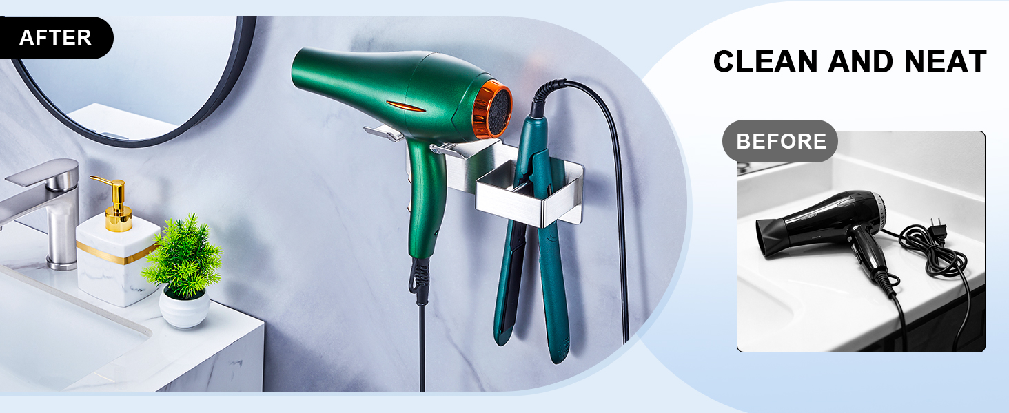 curling iron holder wall mount curling iron and hair dryer holder flat iron holder