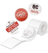 NIIMBOT Red&Black Labels, Refill Sticker Papers Only for B21 Pro 300DPI Label Maker, Dual Color P...