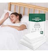 CxLoode Disposable Bed Sheet for Travel, Disposable Sheets Queen Size with Quilt Cover and Pillow...