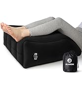 Wedge Pillow for Sleeping - Inflatable Leg Elevation Pillow for Swelling,Circulation,Leg & Back P...
