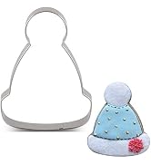 LILIAO Christmas Winter Hat Cookie Cutter - 3 x 3.8 inches - Stainless Steel