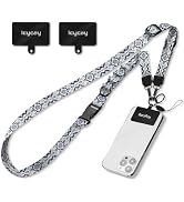 Icycay Phone Lanyard Crossbody, Cell Phone Lanyard for Around The Neck Adjustable Phone Strap, Cu...