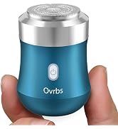 Mini Electric Razor, Aluminum Alloy Body, 3D Floating Shaver Head, Type-C Charging, Use for 45 Da...