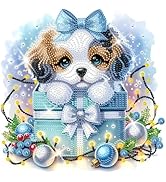 Bowetile Special Shape Diamond Art Kits for Kids Adults, Dog Diamond Painting Kits for Beginners,...