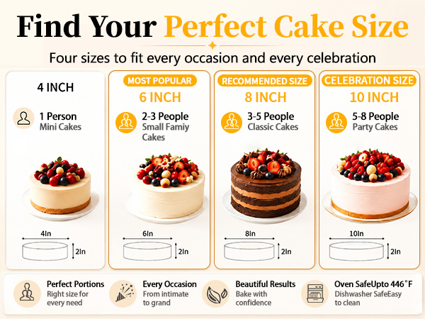 6 inch cake pans