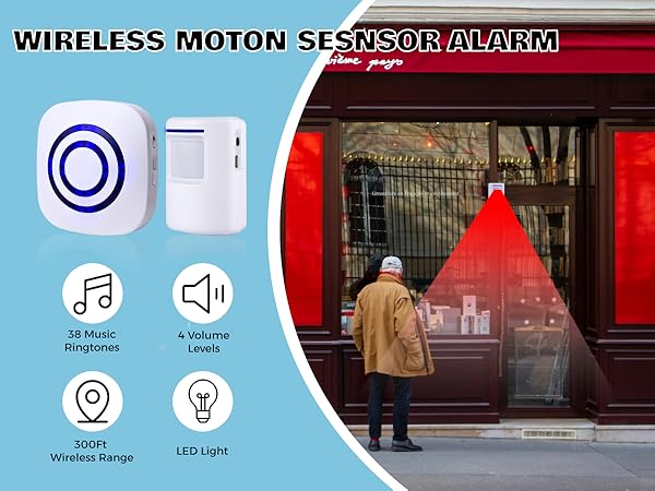 WIRELESS MOTON SESNSOR ALARM