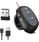 Presentation Clicker PowerPoint Wireless Presenter Remote: Laser Pointer Computer Clickers, Hyper...