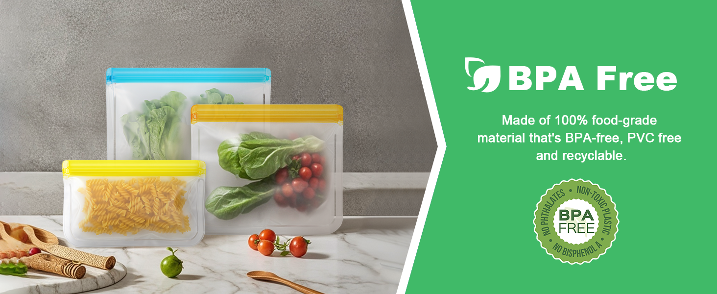 silicone food storage bags