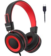 Cowyawn USB Type C Kids Headphones for School, Wired Toddler Headphones, 94dB Volume Limited, HD ...