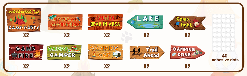 Camping Party Decorations