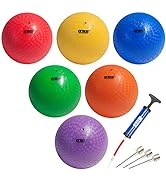 Premium Inflatable Playground Balls Kickball, Bouncy Dodge Ball Handball, Perfect for Kids and Ad...