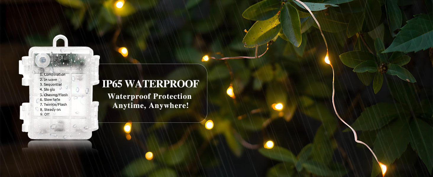 waterproof fairy lights