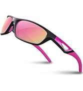 RIVBOS Polarized Sports Sunglasses Driving shades For Men TR90 Unbreakable Frame RB831