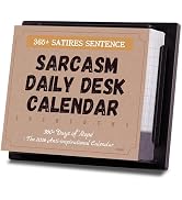 2026 Desk Calendar - Sarcastic Calendar 2026, Jan.2026 - Dec.2026, 4.85" X 5.85", Daily Desk Cale...