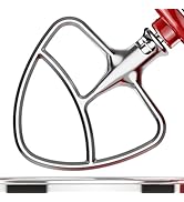 Stainless Steel Paddle Attachment for Kitchenaid Stand Mixer, Fits 4.5-5 quart Tilt Stand Mixer B...