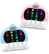 Intoypad 2 Pack Pop the Soccer Fidget Toy for Kids, 4 Modes Light Up Quick Push Sensory Toys Fun ...