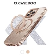 iphone 16 pro max case with 360° stand glitter