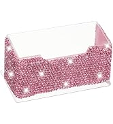 PATIKIL Rhinestone Business Card Holder, Crystal Business Card Holders Bling Business Card Organi...