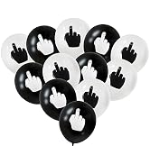 DS. DISTINCTIVE STYLE Middle Finger Balloons 12 Inch Latex Balloons Set of 12 Party Balloons Funn...