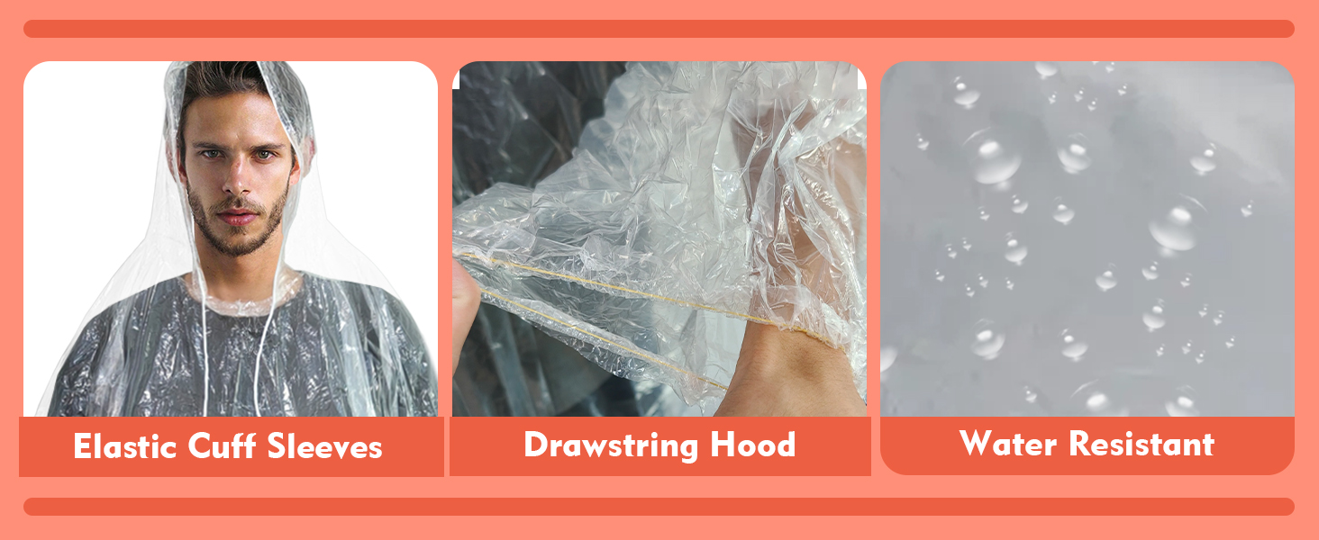 Ponchos Family Pack