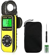 BTMETER BT-881D Digital Illuminance Light Meter, Measure Lights 0.01~400,000 Lux (0.01~40,000 FC)...