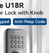 Keyless Entry Door Lock Deadbolt with Handle Set, Door Locks for Front Door, Keypad Door Lock wit...